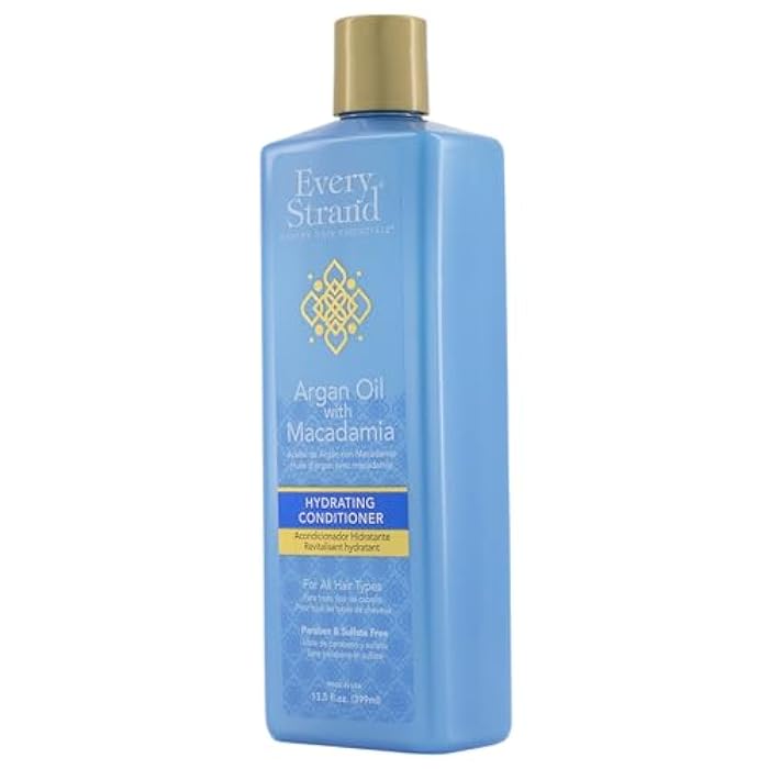 Every Strand Argan Oil With Macadamia Hydrating Conditioner, 13.5 Fl Ounce, 13.5 Ounce - Image 2