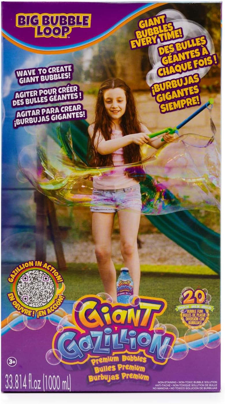 Gazillion GIANT Premium Big Bubble Loop with Non-Toxic Solution - Image 2