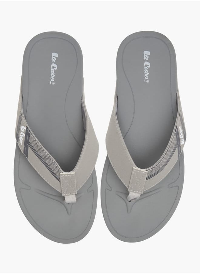Lee Cooper Mens Logo Print Slip-On Flip Flops  - Image 2