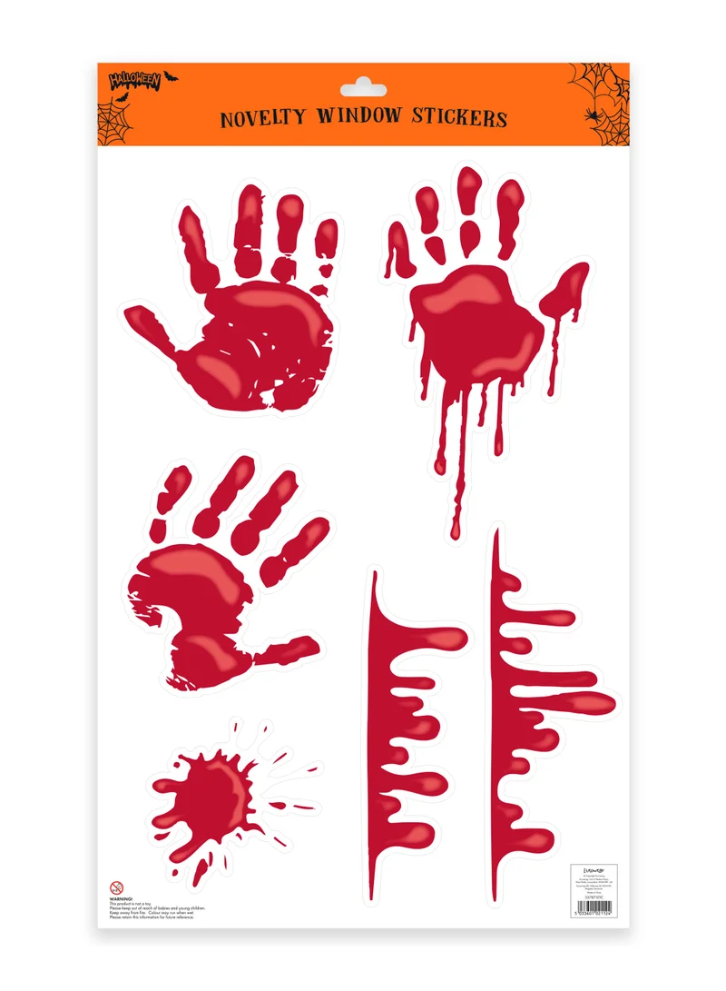 يورو راب ملصقات نوافذ الهالوين  ×  سم