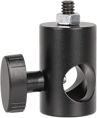 CAMVATE CAMVATE 16mm Light Pole Stand Head Mount with 1/4"-20 Thread Screw Adapter - 2296  - Image 1