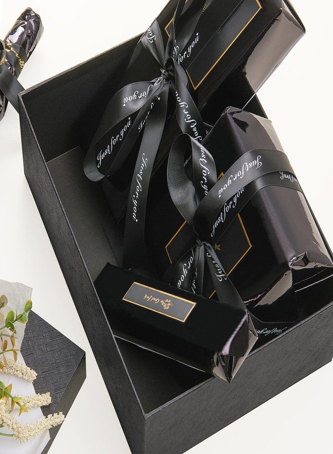 PENPRIS Black Metallic Wrapping Paper Roll- 17in X 49Ft Metal Wrapping Paper Roll for Gift Wrapping Solid Color Paper for Christmas,Birthday,Wedding,Baby Shower PAP12BK15 - Image 5