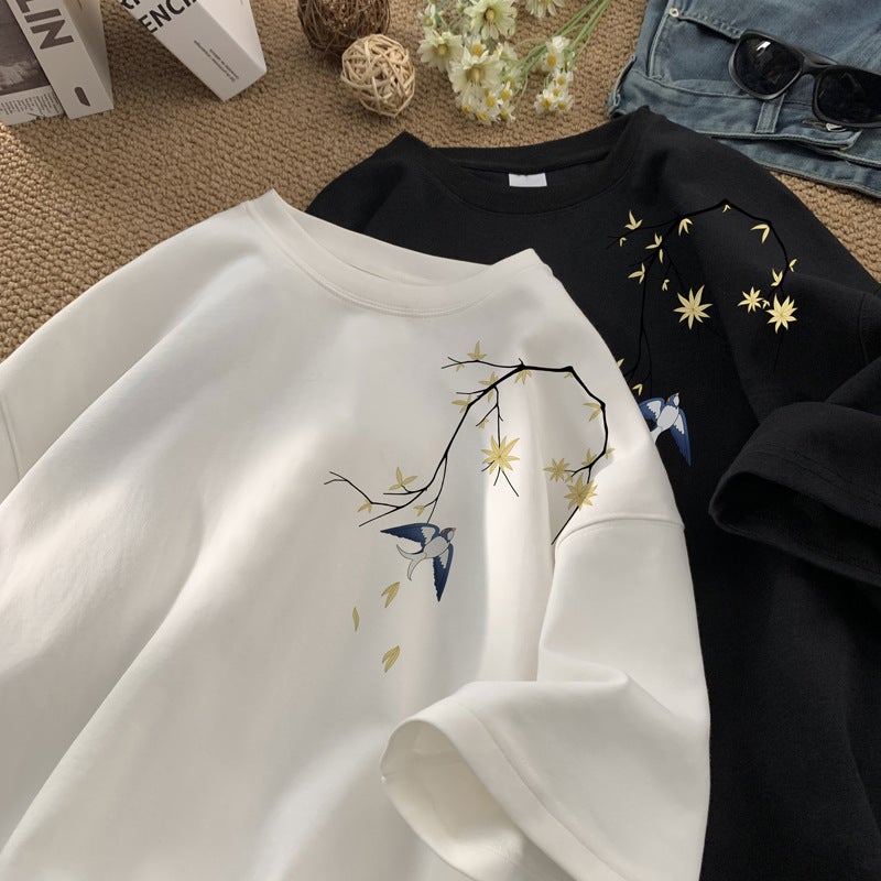 New Chinese Short-sleeved T-shirt Men's 2024 Summer New Pattern Design Sense Loose Large Size oversize Half-sleeved T-shirt - Image 2