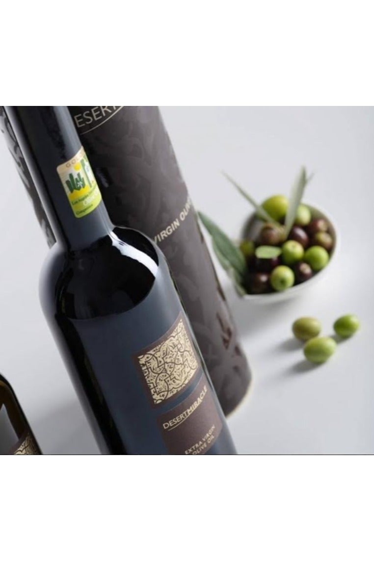 زيت زيتون عضوي فاخر معجزة الصحراء عصرة اولى على البارد 500 مل صنع في المغرب