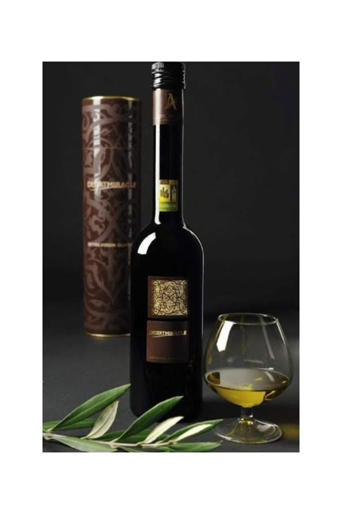 زيت زيتون عضوي فاخر معجزة الصحراء عصرة اولى على البارد 500 مل صنع في المغرب