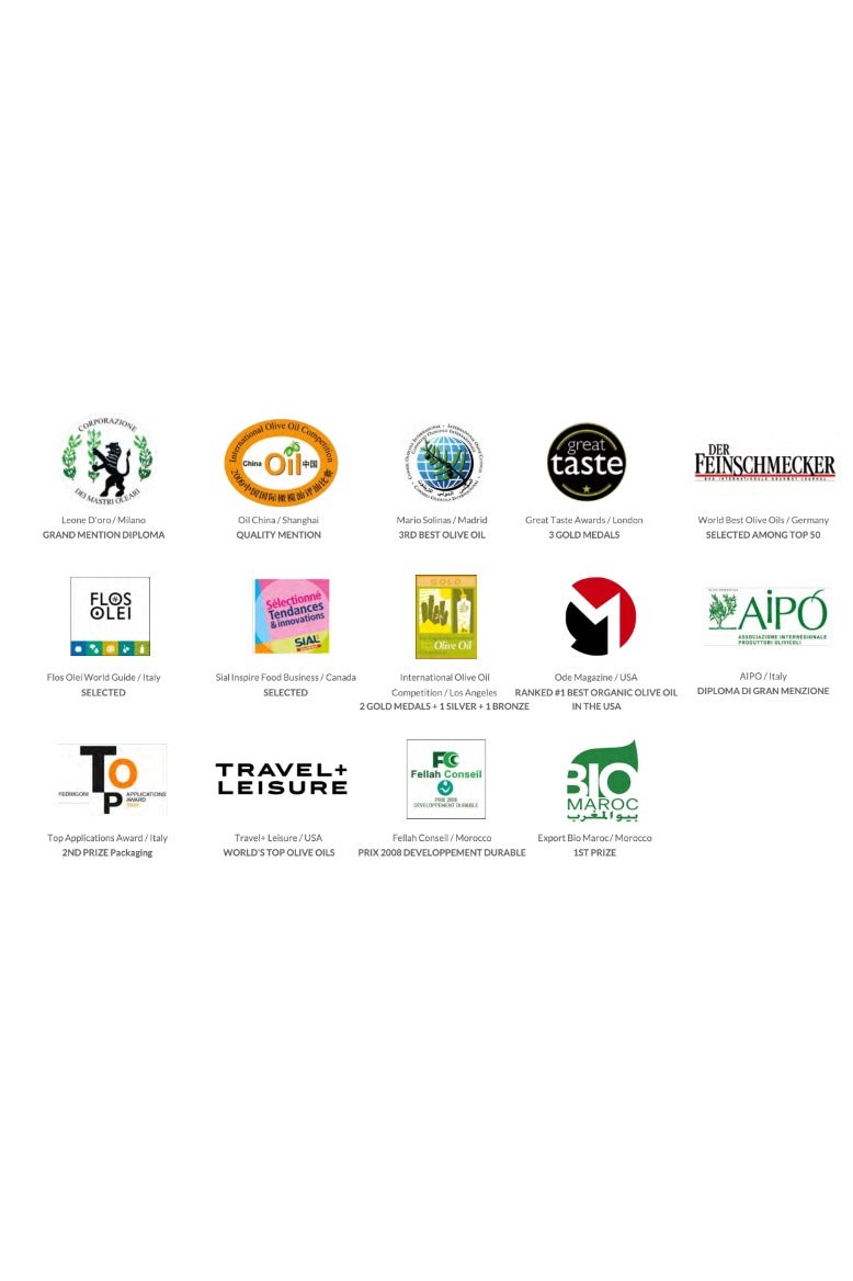 زيت زيتون عضوي فاخر معجزة الصحراء عصرة اولى على البارد 500 مل صنع في المغرب