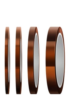 SYOSI High Temp Tape, Heat Resistant Tape Polyimide Masking Tape Kapton Tape for Masking, Soldering, Powder Coating, Sublimation and Insulating Circuit Boards  - Image 1