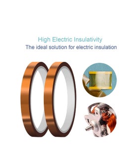 SYOSI High Temp Tape, Heat Resistant Tape Polyimide Masking Tape Kapton Tape for Masking, Soldering, Powder Coating, Sublimation and Insulating Circuit Boards  - Image 5