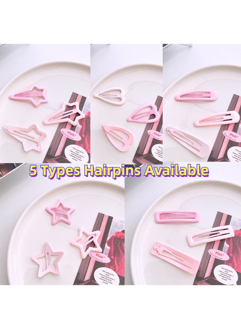 COOBOS 15 Pcs Girls Hair Clips Set, Cute Snap Hair Clips for Kids, Anti Slip Hair Barrettes for Toddlers and Girls, Colorful Hair Accessories for Daily Wear, Party and Gifts - Image 4