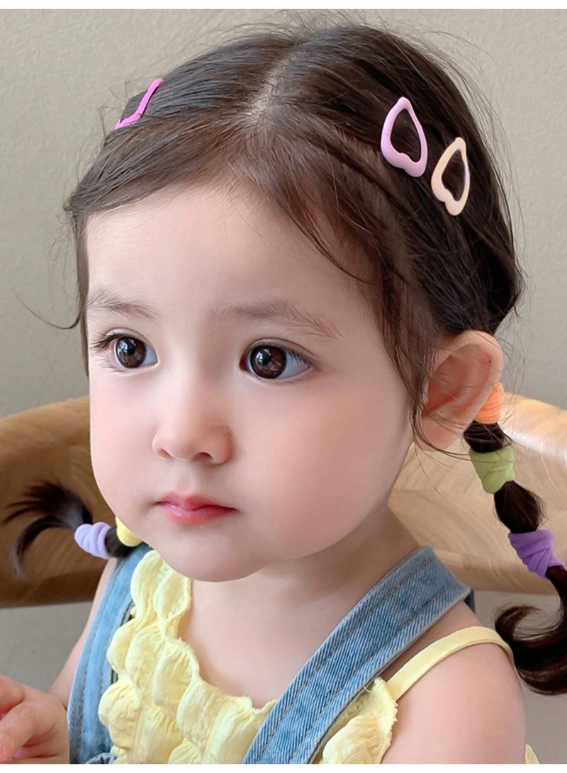 COOBOS 15 Pcs Girls Hair Clips Set, Cute Snap Hair Clips for Kids, Anti Slip Hair Barrettes for Toddlers and Girls, Colorful Hair Accessories for Daily Wear, Party and Gifts - Image 2