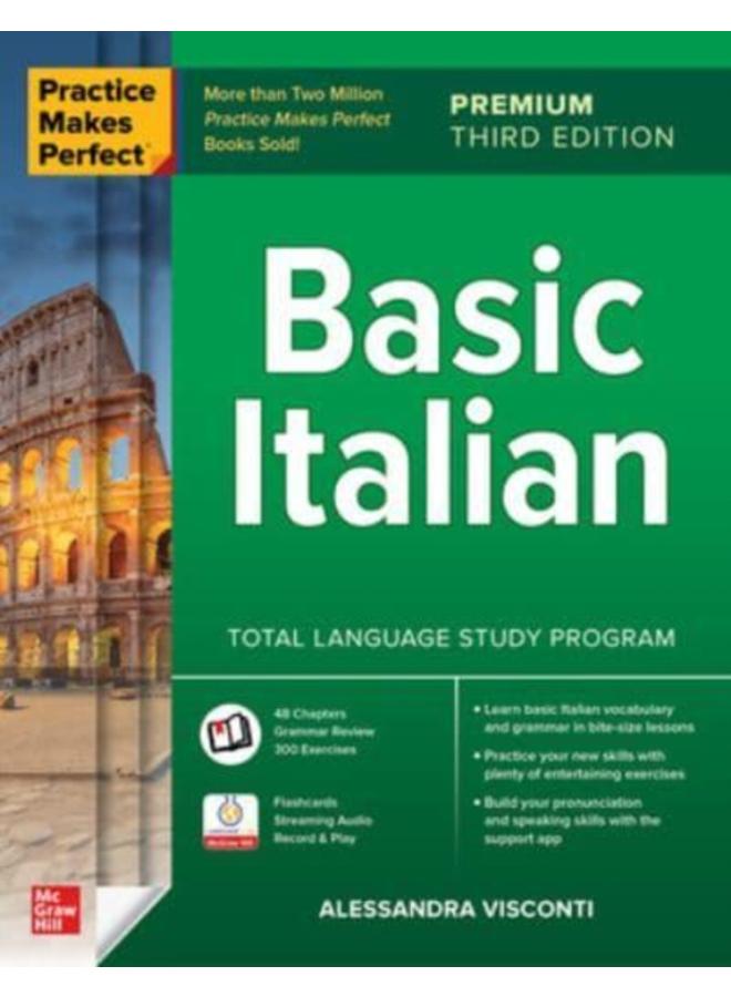 Practice Makes Perfect: Basic Italian, Premium Third Edition 