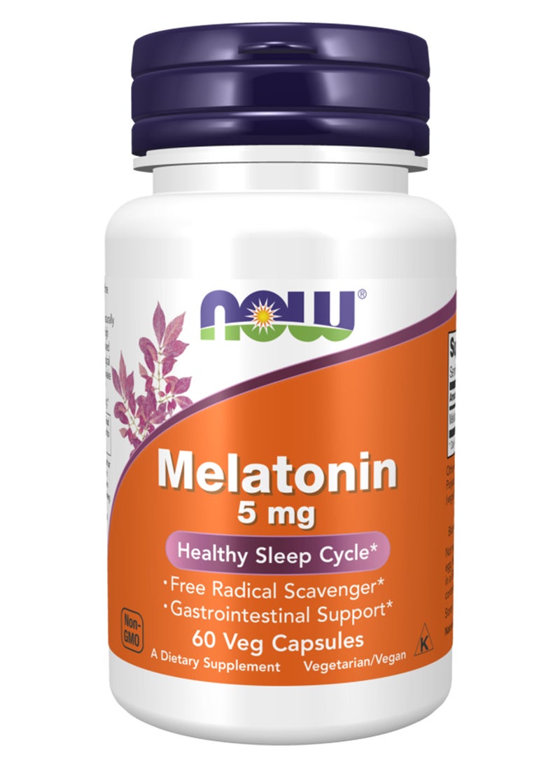 Now Melatonin 5Mg Vcaps 60S
