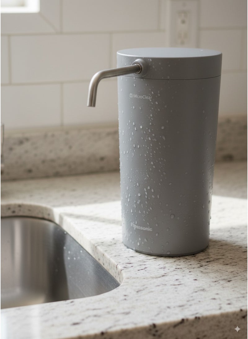 باناسونيك فلتر مياه باناسونيك، TK-CS200، خرطوشة فضية سعة 12000 لتر، رمادي - Image 1