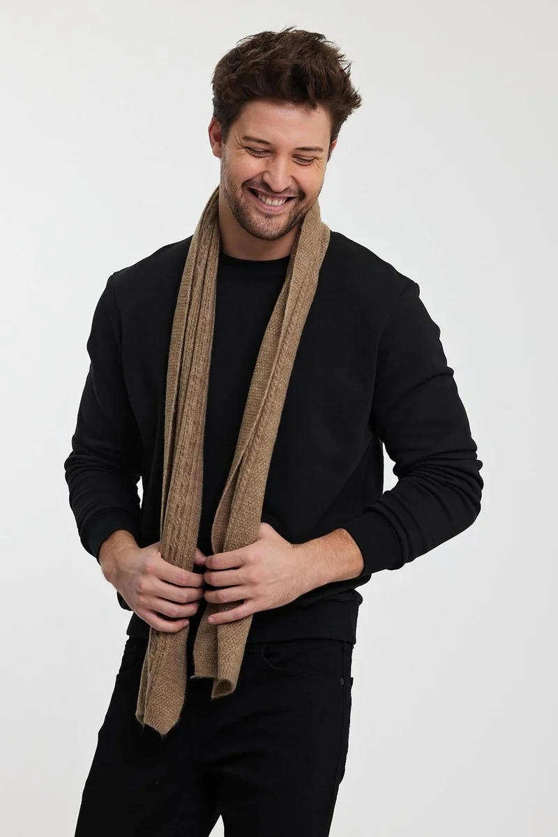 Alexander Gardi Alexandergardi Knit Detailed Long Knitwear SCARF(E24-SCARVES-ERKK)
