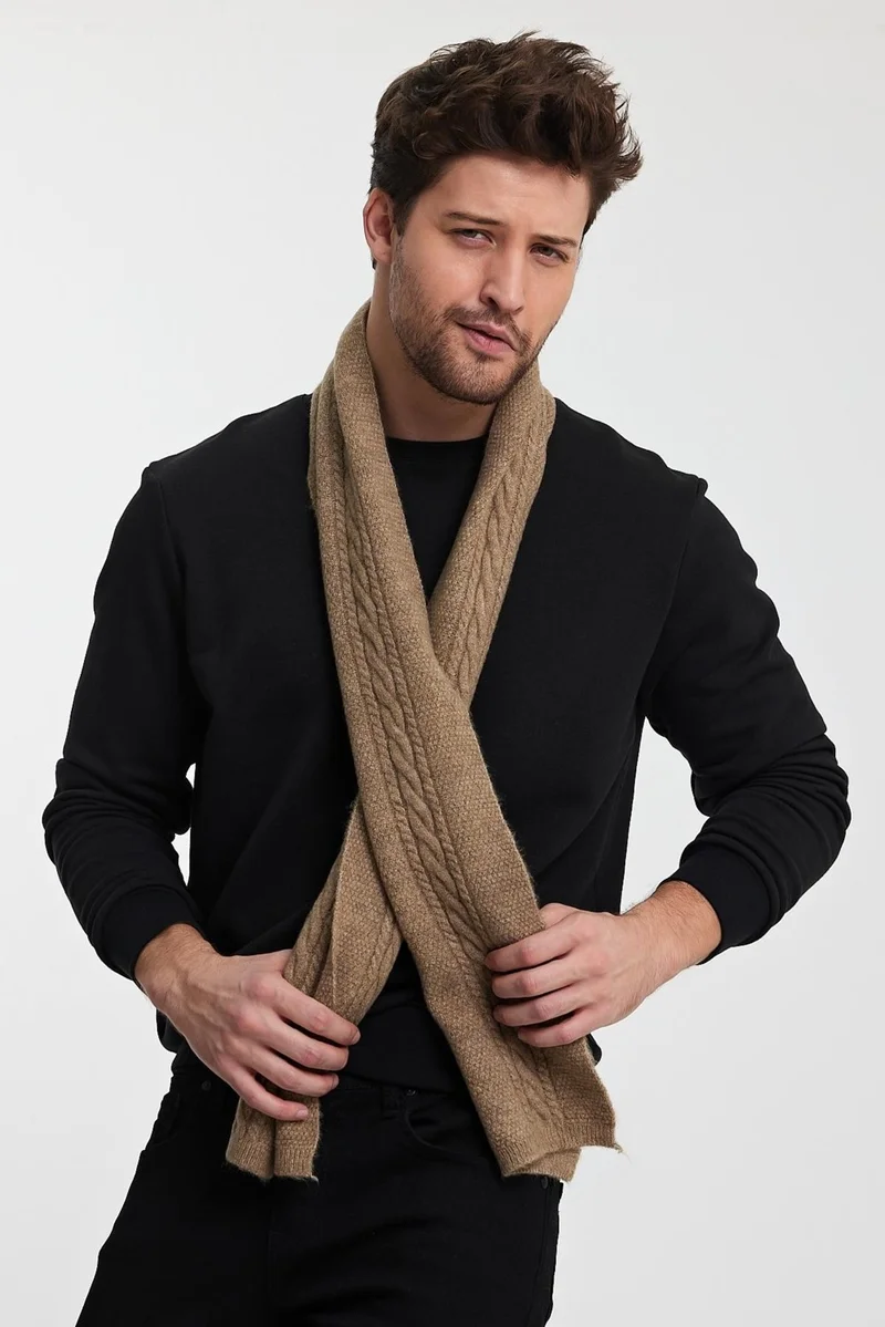 Alexander Gardi Alexandergardi Knit Detailed Long Knitwear SCARF(E24-SCARVES-ERKK)
