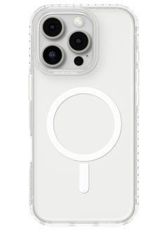 AMAZINGthing Titan PRO Magnetic (10Feet) Drop Proof for iPhone 16 PRO Case Cover Compatible with MagSafe - Clear 