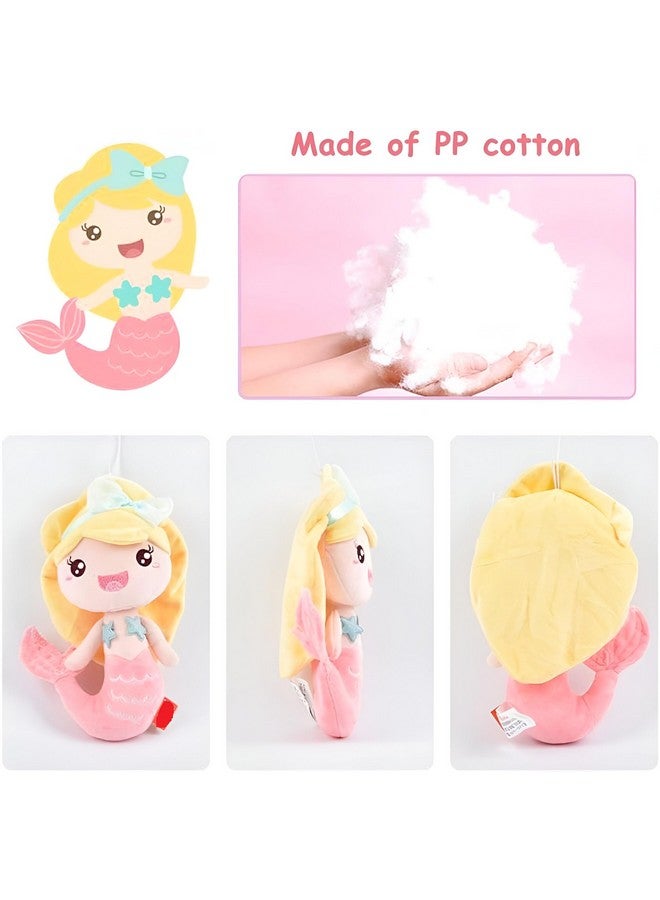 ميمو لعبة ميمو حورية البحر الناعمة، دمى للبنات، ألعاب محشوة، لعبة ناعمة، دمى للبنات، ألعاب أطفال، لعبة ناعمة للأطفال للبنات (خوخي 20 سم) - Image 3