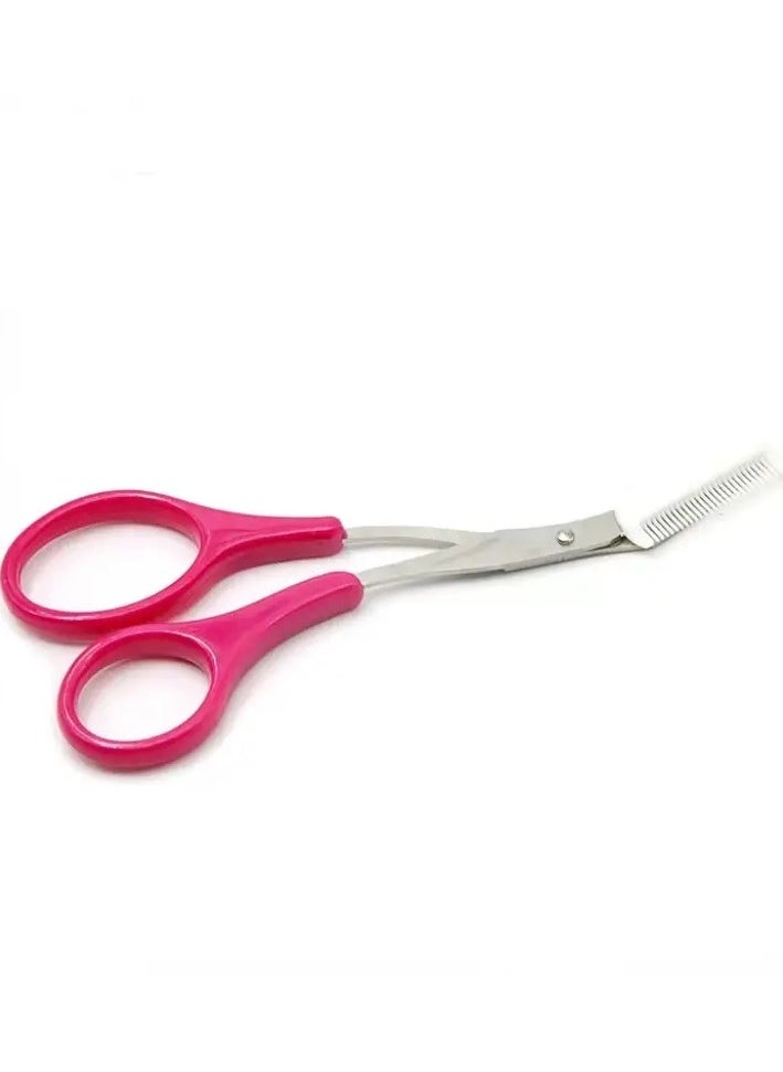 ORiTi Eyebrow Trimmer Scissor With Comb Hair Removal Grooming Shaping Stainless Steel Eyebrow Remover Makeup Tool  - Image 1