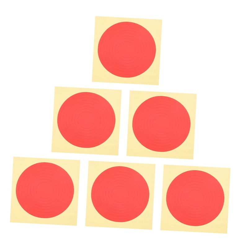 6 Sheets High Visibility Reflective Pressure Gauge Decal Labels Circle Identification Stickers - Image 2