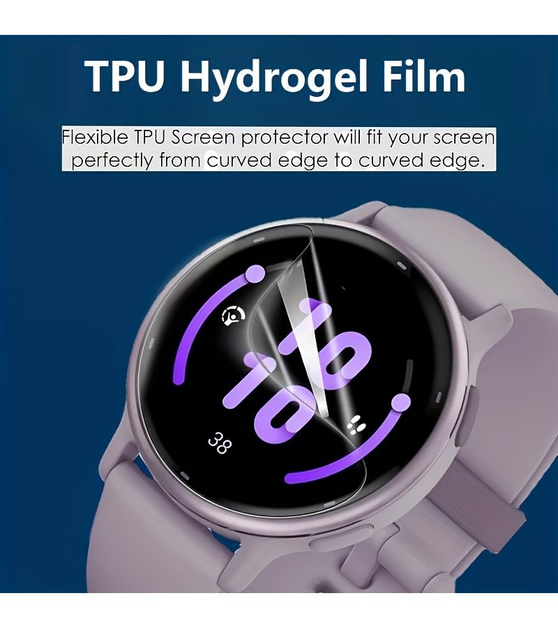 Pack Of 3 Compatible TPU Soft Film For Garmin Vivoactive 4s - Image 3