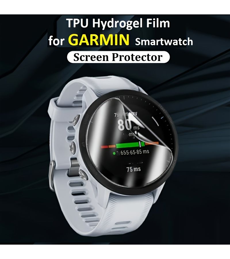 Pack Of 3 Compatible TPU Soft Film For Garmin Vivoactive 4s - Image 4