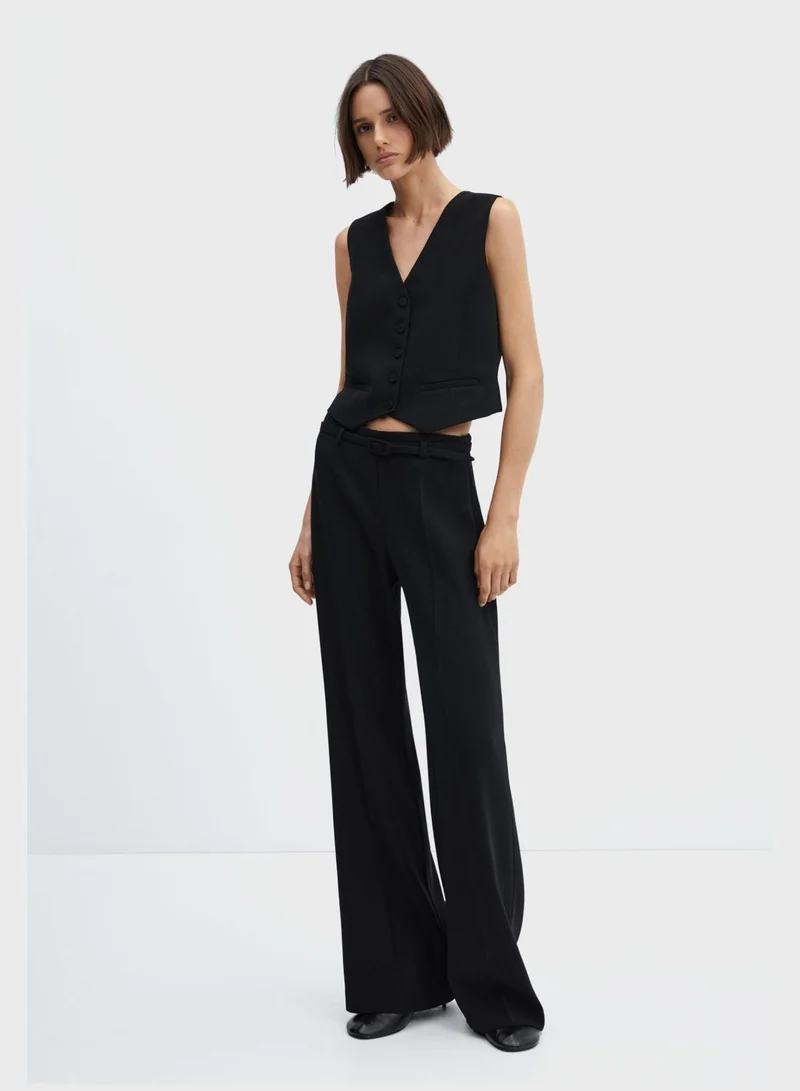 MANGO V-Neck Waistcoat