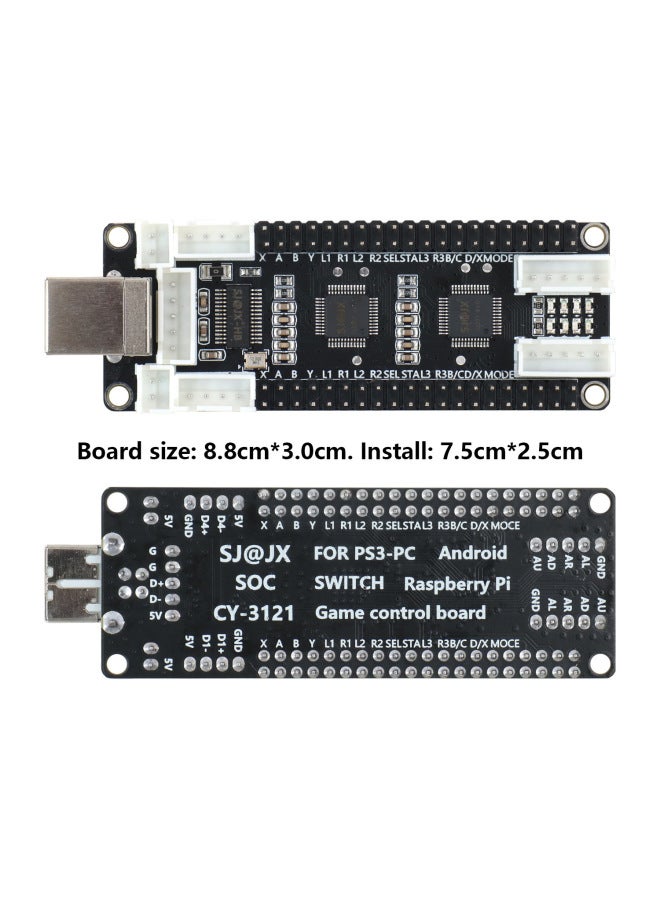 Arcade Rocker Chip Circuit Board Single Double Four-person Game Multiple Expansion Ports Support Multi-platform - Image 4