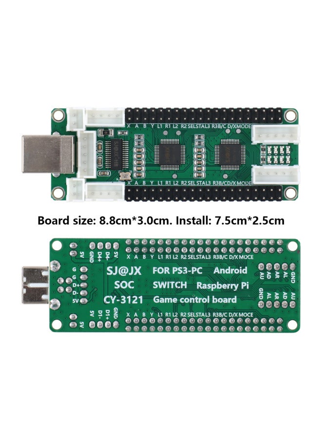 Arcade Rocker Chip Circuit Board Single Double Four-person Game Multiple Expansion Ports Support Multi-platform - Image 5