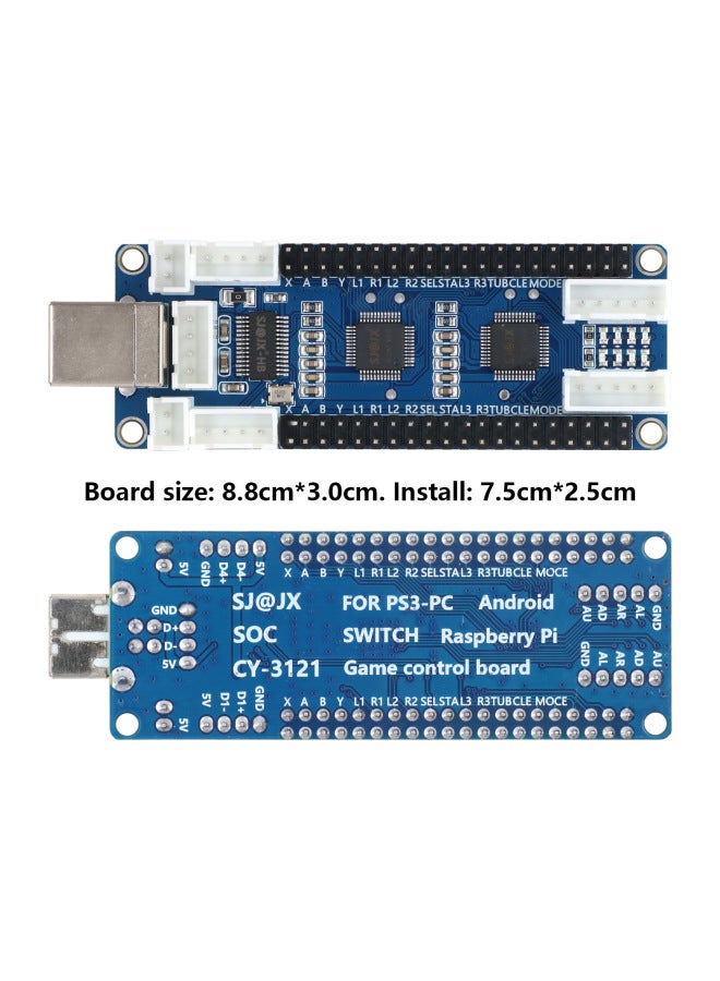 Arcade Rocker Chip Circuit Board Single Double Four-person Game Multiple Expansion Ports Support Multi-platform - Image 3