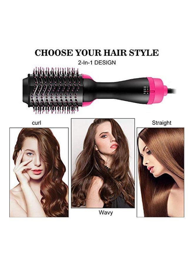 NIBEMINENT 3-In-1 Hot Air Brush Black/Pink - Image 3