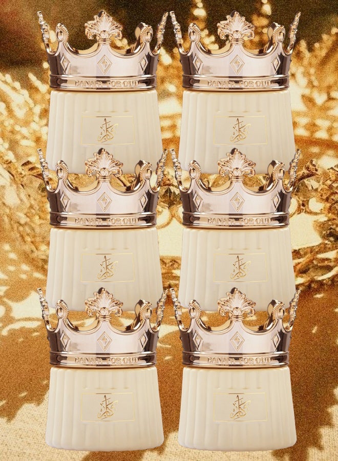 Banafa 6 Pieces Bakhoor Oud Moattar Kaber - Image 1