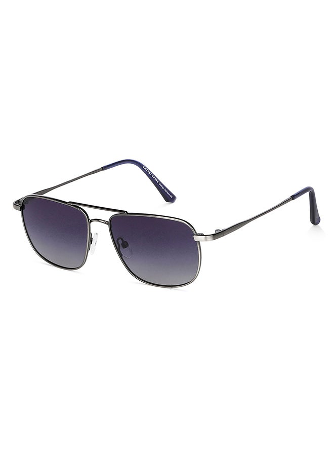 VINCENT CHASE Unisex Vintage Full Rim Square Polarized & UV Protected Sunglasses For Men & Women VC S13115 - 52mm - Grey - Image 2