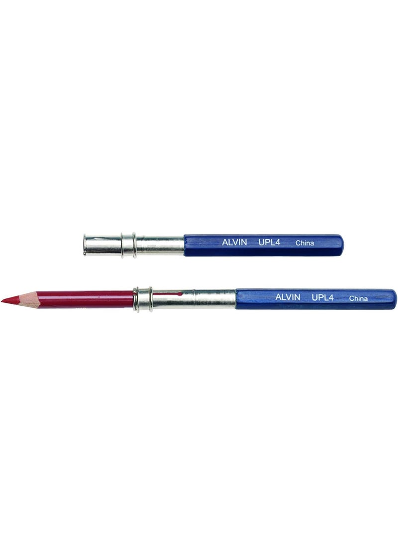 Alvin Alvin UPL4 Universal Pencil Lengthener in Blue Enamel Barrel Fits Most Standard Wood Pencils Simply Insert the Pen and Extend its Life with This Musthave Tool Blistercarded  - Image 1