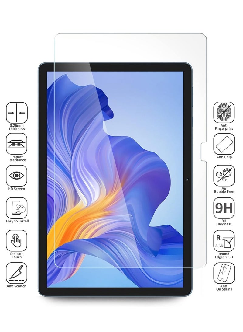 واقي شاشة لجهاز هونور باد X8 (10.1بوصة, X8)، طبقة من الزجاج المقوى- شفاف - Image 2