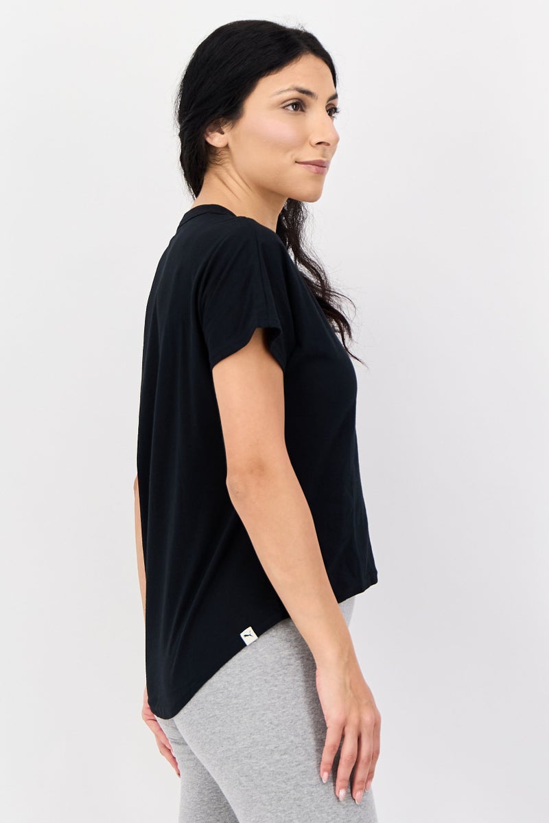 PUMA Women Sportswear Fit Short Sleeve Training T-shirt, Black - Image 4