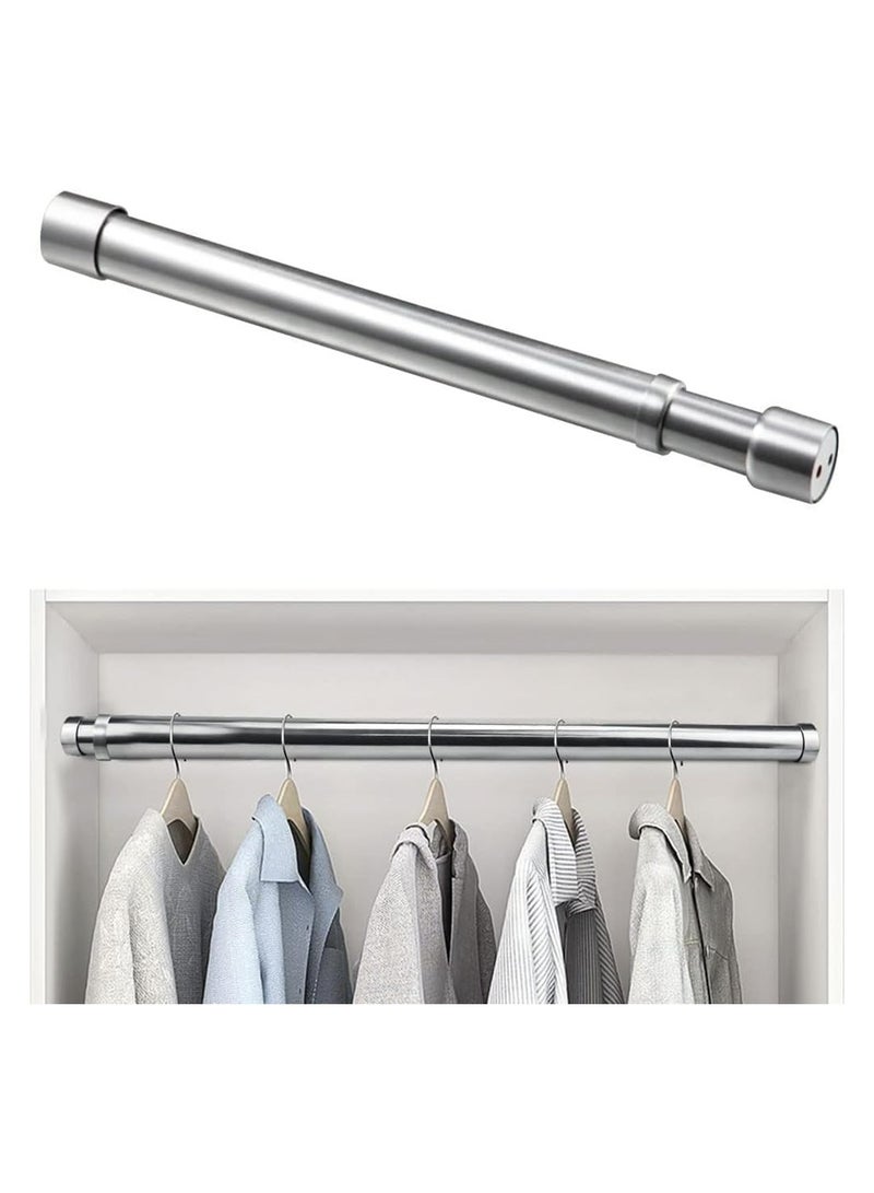 Dominy Telescopic Closet Pole,Closet Shelf Rod,Extendable Wardrobe Rod,56-100cm Stainless Steel Thickened Adjustable Wardrobe Hanging Rod for Home - Image 1