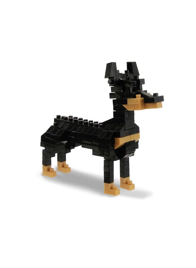 BOROLA BOROLA Pet Dog Building Blocks Set Educational Toy Realistic Fun Animal Assembly Kit Toys Games(Doberman Pinscher Blocks)  - Image 1