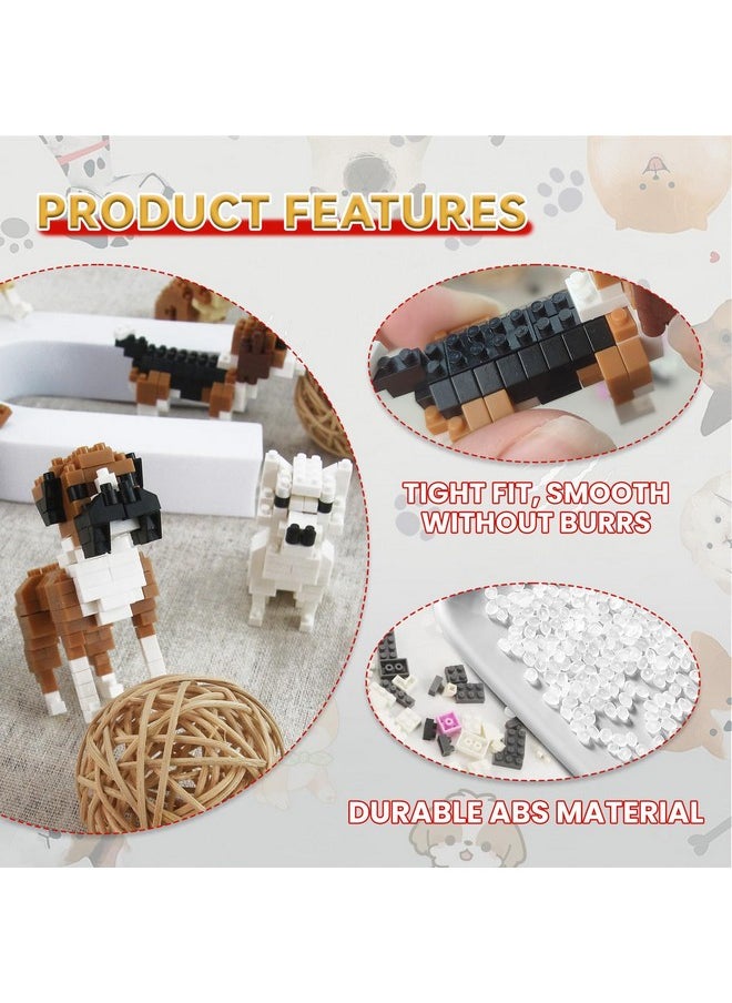 BOROLA BOROLA Pet Dog Building Blocks Set Educational Toy Realistic Fun Animal Assembly Kit Toys Games(Doberman Pinscher Blocks)  - Image 3