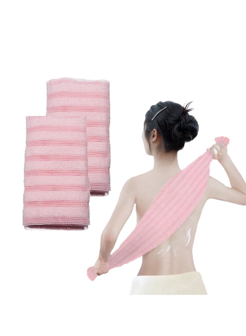 2 Pack Magic Body Back Scrubber for Shower Washer Bath Wash Cloth Washcloth to Cleaning Massage - Image 1