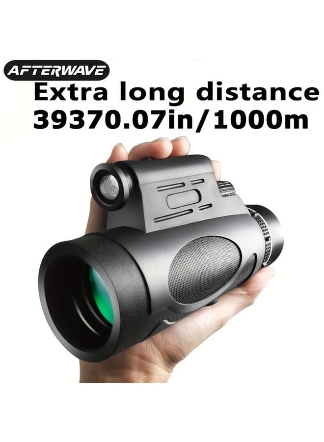 Black 10x40mm HD Telescope For Hiking Camping Bird Watching Outdoor Travel - Image 2