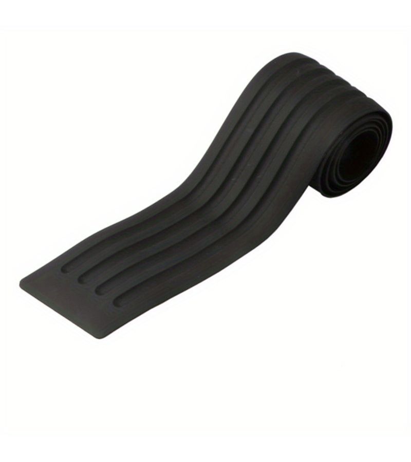 Black Car Trunk Trim Protector Stickers Bumper Pads Wear Resistant Door Sill Strips - Image 5