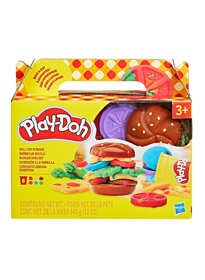 Play-Doh مجموعة ألعاب الشواء الممتعة من بلاي دو، ألعاب المطبخ، الفنون والحرف للأطفال 3 سنوات فما فوق - Image 5