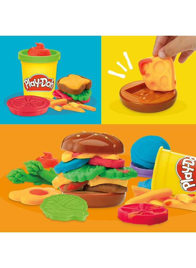 Play-Doh مجموعة ألعاب الشواء الممتعة من بلاي دو، ألعاب المطبخ، الفنون والحرف للأطفال 3 سنوات فما فوق - Image 3