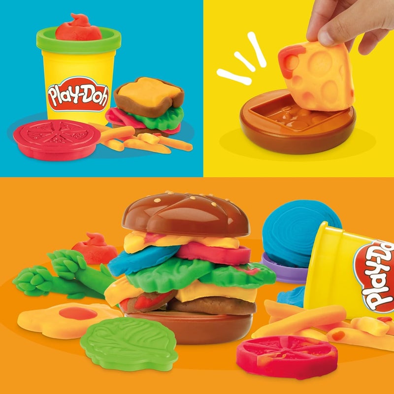 Play-Doh 0Grill Fun Playset - Creative Play Kitchen Toy for Kids 3+ - Image 2