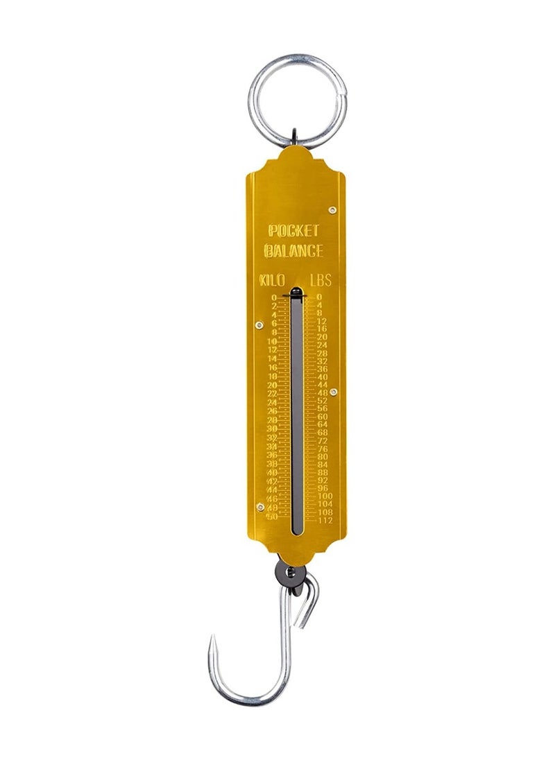 DEFAONS DEFAONS Pocket Balance Spring Scale Portable Hanging Weighing Scale with Hook 50Kg 112LBS Capacity Dual Scale in Kg Lbs Ideal for Fishing Travel Outdoor Market Use Durable and Compact Design  - Image 2