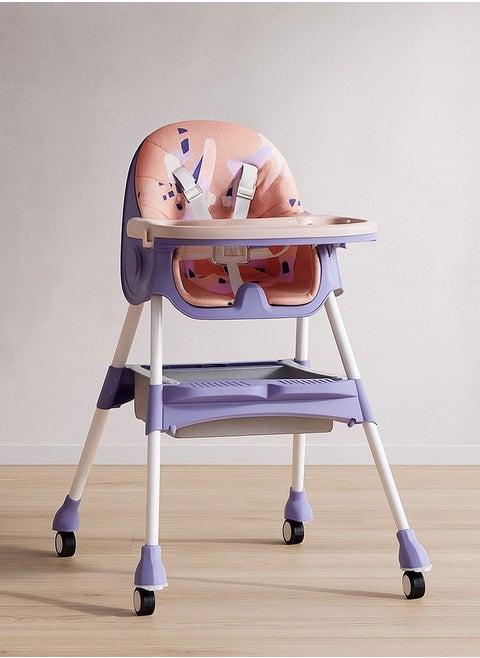 Baby High Chair 2 level NT602 pinkFlower