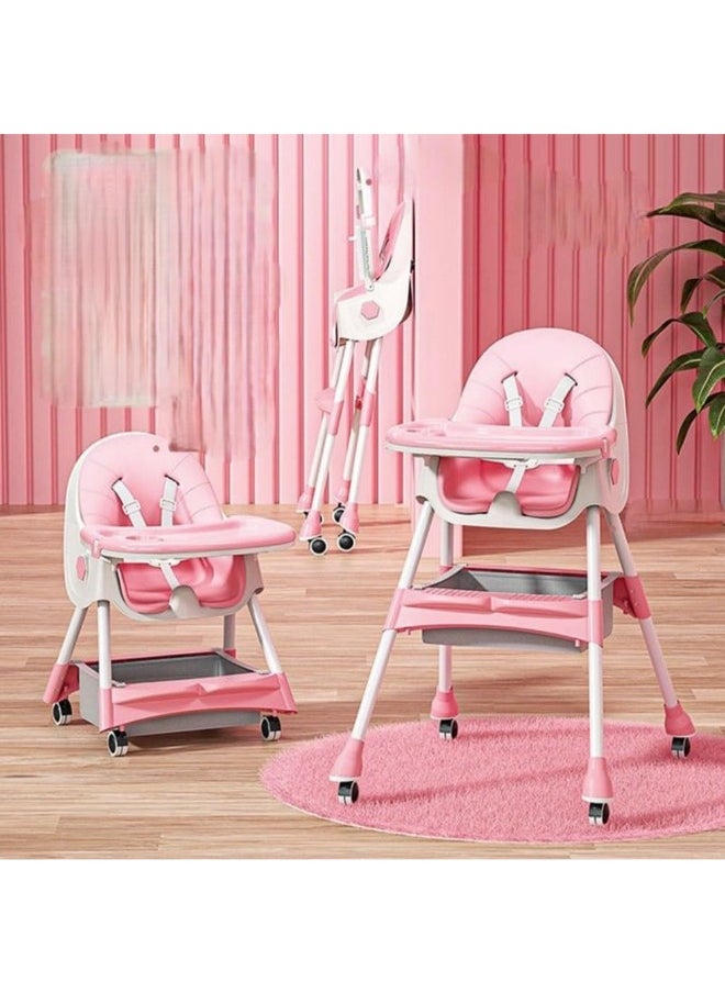 Baby High Chair 2 level NT602 pinkFlower