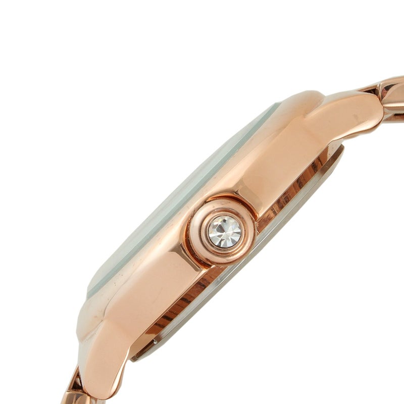 Peugeot Women's Round Tank Wrist Watch, Rose-Gold Dress Watch for Women with Easy to Read Roman Numerals and Steel Bracelet - Image 4