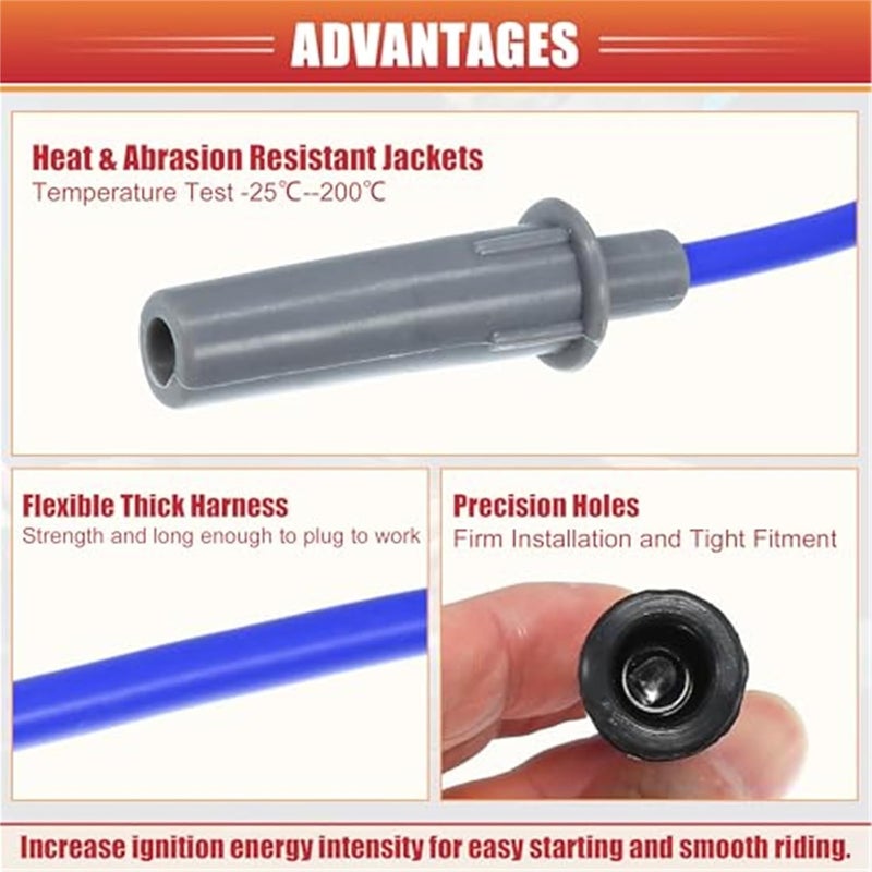 Vuzmode Car Spark Plug Coil Wires Set - Image 3