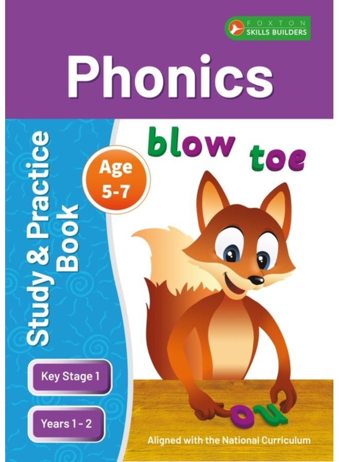 KS1 Phonics Study Practice Book for Ages 5 7 Years 1 2 Perfect for learning at home or use in the classroom 5 - Paperback
